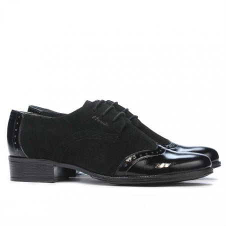 Damen-Casual-Schuhe 691 lackschwarz kombiniert