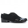 Damen-Casual-Schuhe 691 lackschwarz kombiniert