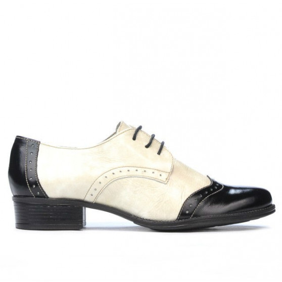 Damen Freizeitschuhe 691 Lack Schwarz+Beige Damen Freizeitschuhe 691 Lack Schwarz+Beige