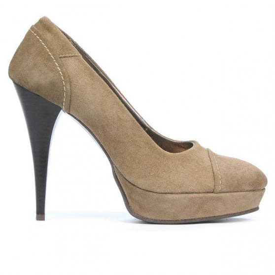 Elegante Damenschuhe 1082 Sandfarbe