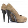 Elegante Damenschuhe 1082 Sandfarbe