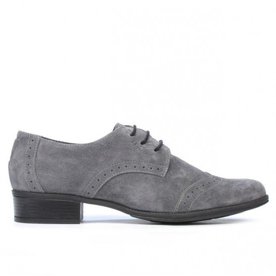 Damen Schuhe 691 grau Velours Damen Schuhe 691 grau Velours