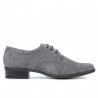 Damen Schuhe 691 grau Velours
