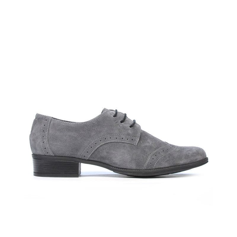 Damen Schuhe 691 grau Velours