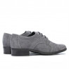Damen Schuhe 691 grau Velours