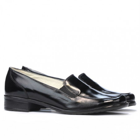 Damen Casual-Schuhe 649 Lack Schwarz