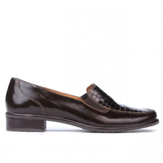 Damen Freizeitschuhe 649 Kroko Lack Kaffee Damen Freizeitschuhe 649 Kroko Lack Kaffee