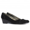 Damen Freizeitschuhe 193 schwarz Veloursleder