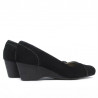 Damen Freizeitschuhe 193 schwarz Veloursleder