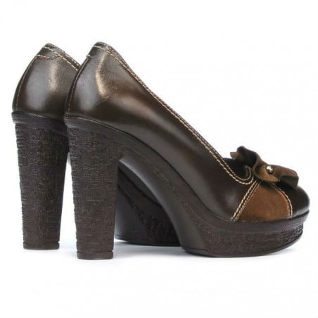 Damen Freizeitschuhe 175 Kaffee kombiniert