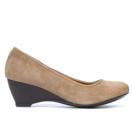 Damen Freizeitschuhe 152-1 Velours Cappuccino
