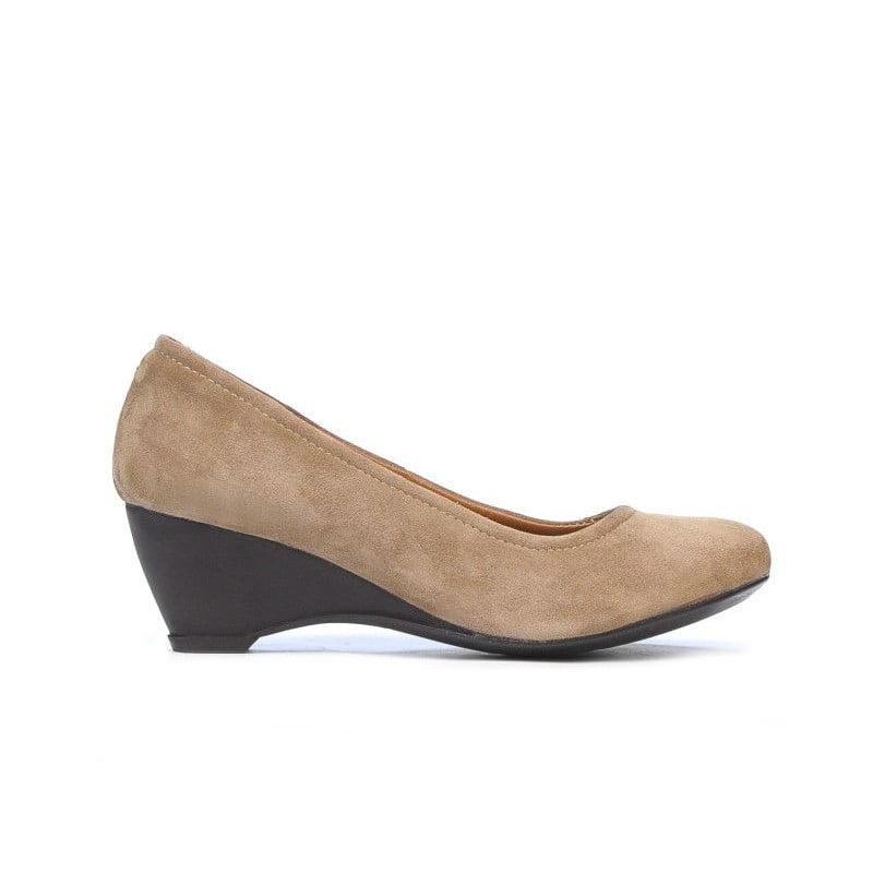 Damen Freizeitschuhe 152-1 Velours Cappuccino