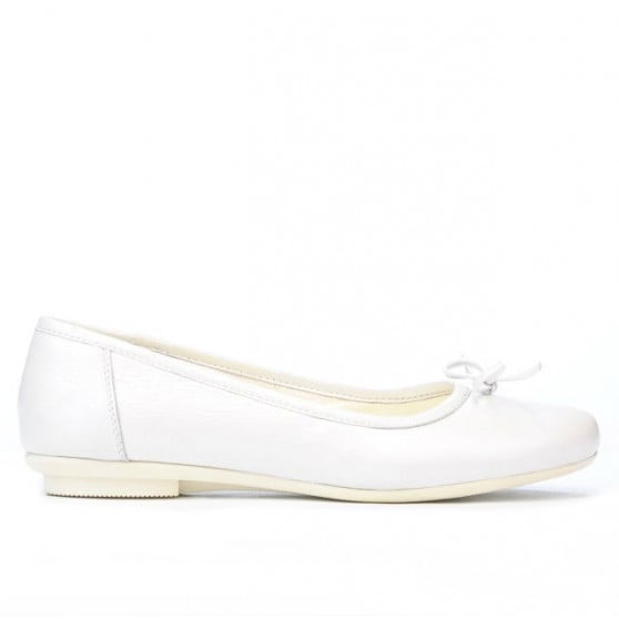 Damen-Ballerinas 184 perlmuttweiß Damen-Ballerinas 184 perlmuttweiß