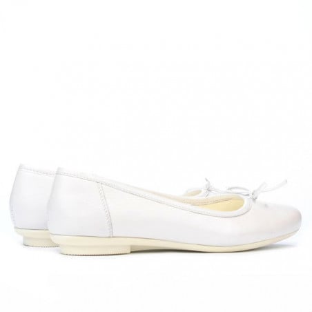 Damen-Ballerinas 184 perlmuttweiß