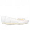 Damen-Ballerinas 184 perlmuttweiß