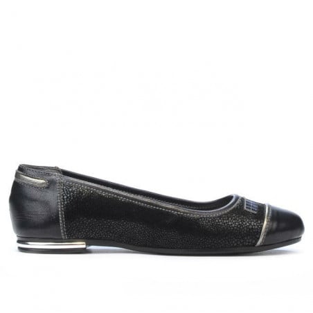 Damenschuhe Ballerinas 632 Schwarz kombiniert