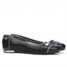 Damenschuhe Ballerinas 632 Schwarz kombiniert