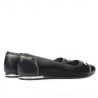 Damenschuhe Ballerinas 632 Schwarz kombiniert