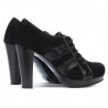 Elegante Damenschuhe 1211 Schwarz Antilope kombiniert