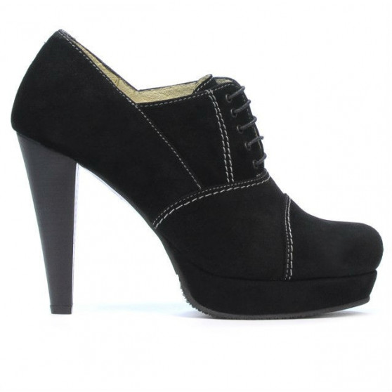 Elegante Damenschuhe 1091 schwarzer Antilopenleder Elegante Damenschuhe 1091 schwarzer Antilopenleder