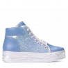 Damenstiefel 3311 blau kombiniert 1