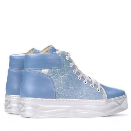 Damenstiefel 3311 blau kombiniert 1