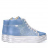 Damenstiefel 3311 blau kombiniert 1