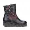 Kleine Kinderschuhe 20c schwarz+bordeaux