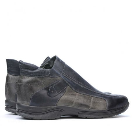 Herrenstiefel 416m Tuxon schwarz+grau