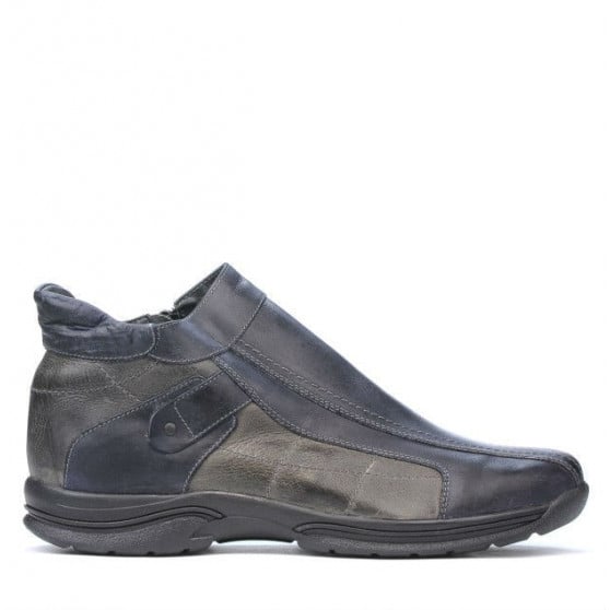 Herrenstiefel 416m Tuxon schwarz+grau Herrenstiefel 416m Tuxon schwarz+grau