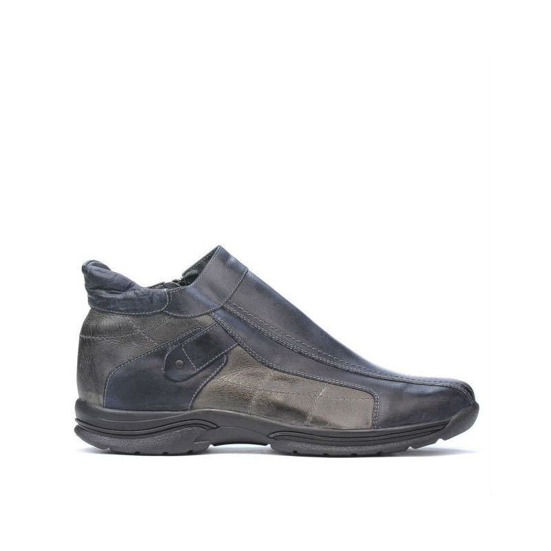 Herrenstiefel 416m Tuxon schwarz+grau