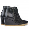 Damenstiefel 1143 schwarz kombiniert