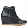 Damenstiefel 1143 schwarz kombiniert