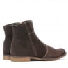 Herrenstiefel 413 Kaffee Veloursleder