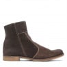 Herrenstiefel 413 Kaffee Veloursleder