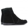 Herrenschuhe 413 schwarz Velours