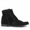 Herrenschuhe 413 schwarz Velours