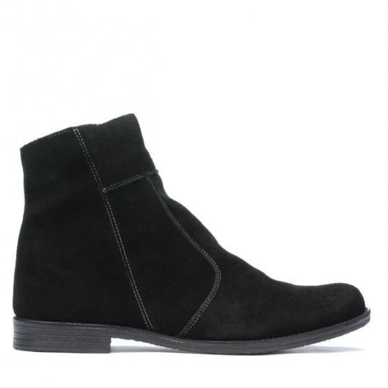Herrenschuhe 413 schwarz Velours Herrenschuhe 413 schwarz Velours