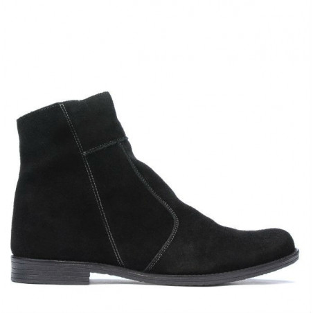 Herrenschuhe 413 schwarz Velours