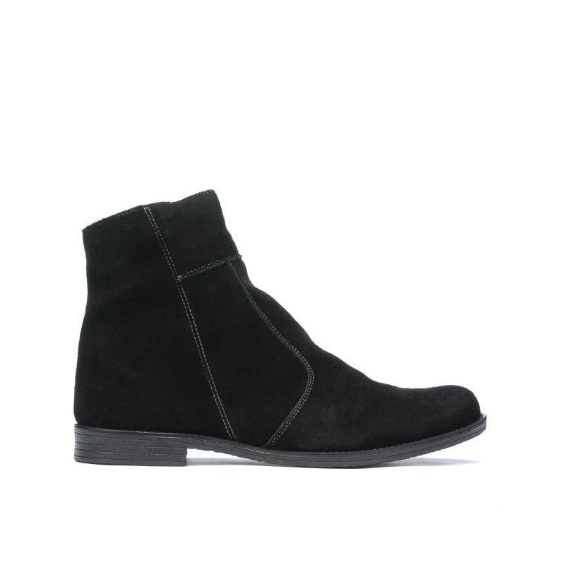 Herrenschuhe 413 schwarz Velours