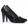 Elegante Damenschuhe 1208 schwarz Antilope+schwarzer Lack