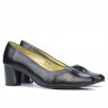 Elegante Damenschuhe (weites Modell) 1072xxl schwarz