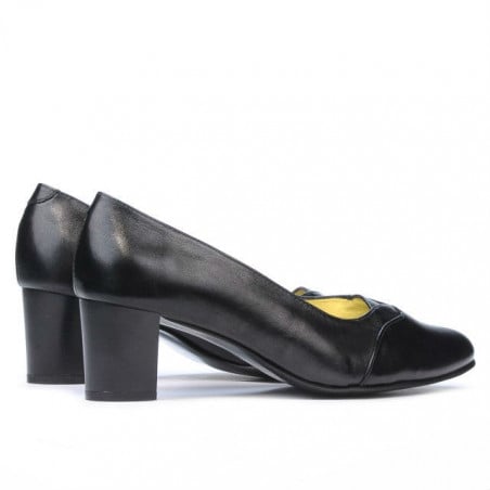 Elegante Damenschuhe (weites Modell) 1072xxl schwarz