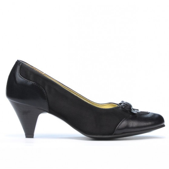 Elegante Damenschuhe 1064 schwarz+schwarz Antilope Elegante Damenschuhe 1064 schwarz+schwarz Antilope