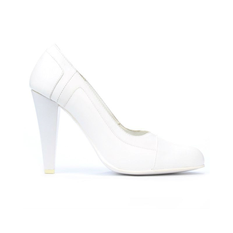 Elegante Damenschuhe 1090 weiß