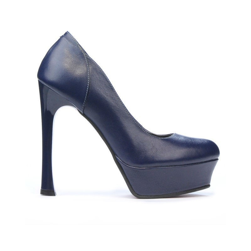 Elegante Damenschuhe 1212 Indigo