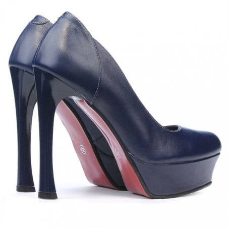 Elegante Damenschuhe 1212 Indigo