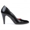 Elegante Damenschuhe 1218 schwarzer Lack