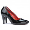 Elegante Damenschuhe 1218 schwarzer Lack