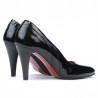 Elegante Damenschuhe 1218 schwarzer Lack